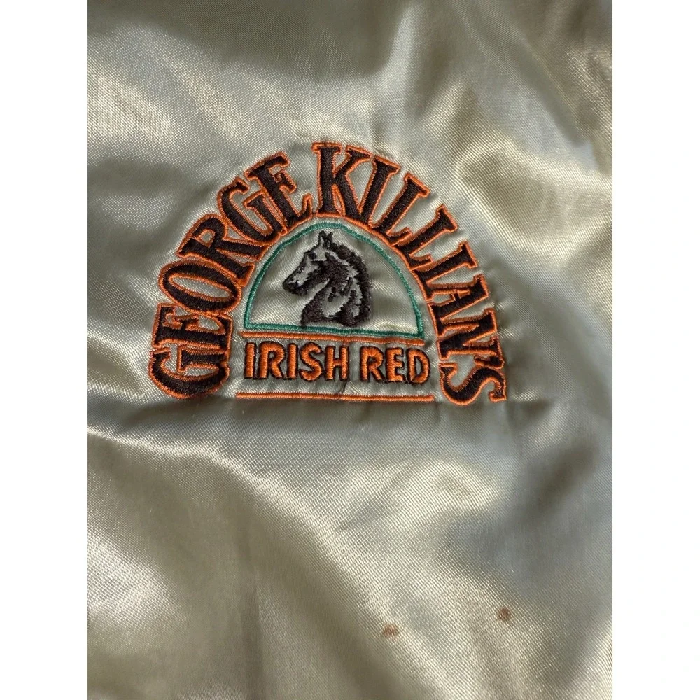 Vintage King‎ Louie Satin Jacket 2XL Ducks Unlimited George Killian's Beer USA
